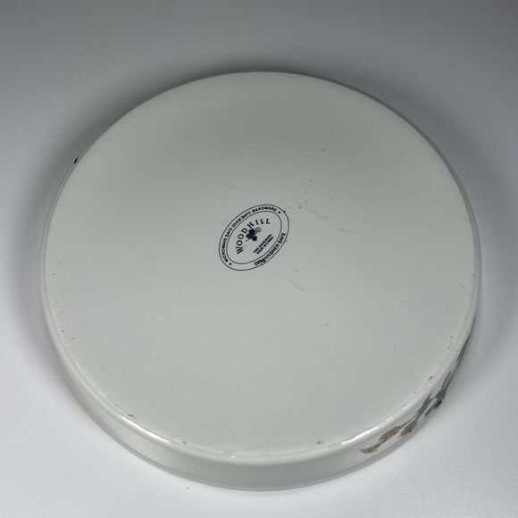 10" Round Pie Quiche Baking Dish Floral Casserole Citation By Woodhill - Picture 6 of 9